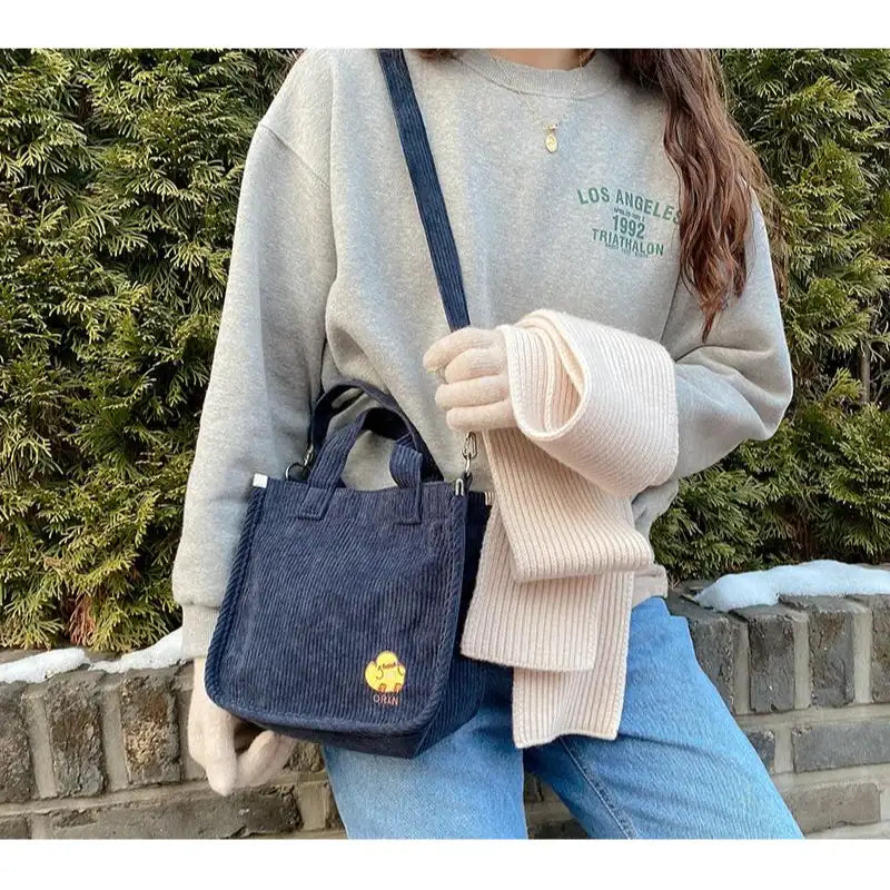 Orin - Corduroy Mini Eco Bag - Soone Content - Bags - Harumio