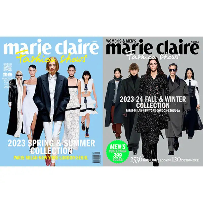 Marie Claire - 2023-24 S/S + F/W Fashion Shows Collection Book - MCK Publishing - Magazine - Harumio