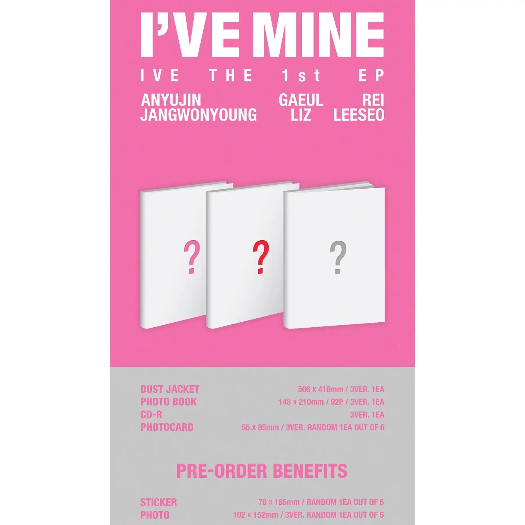 IVE - I'VE MINE : The 1st EP - IVE - Album - Harumio