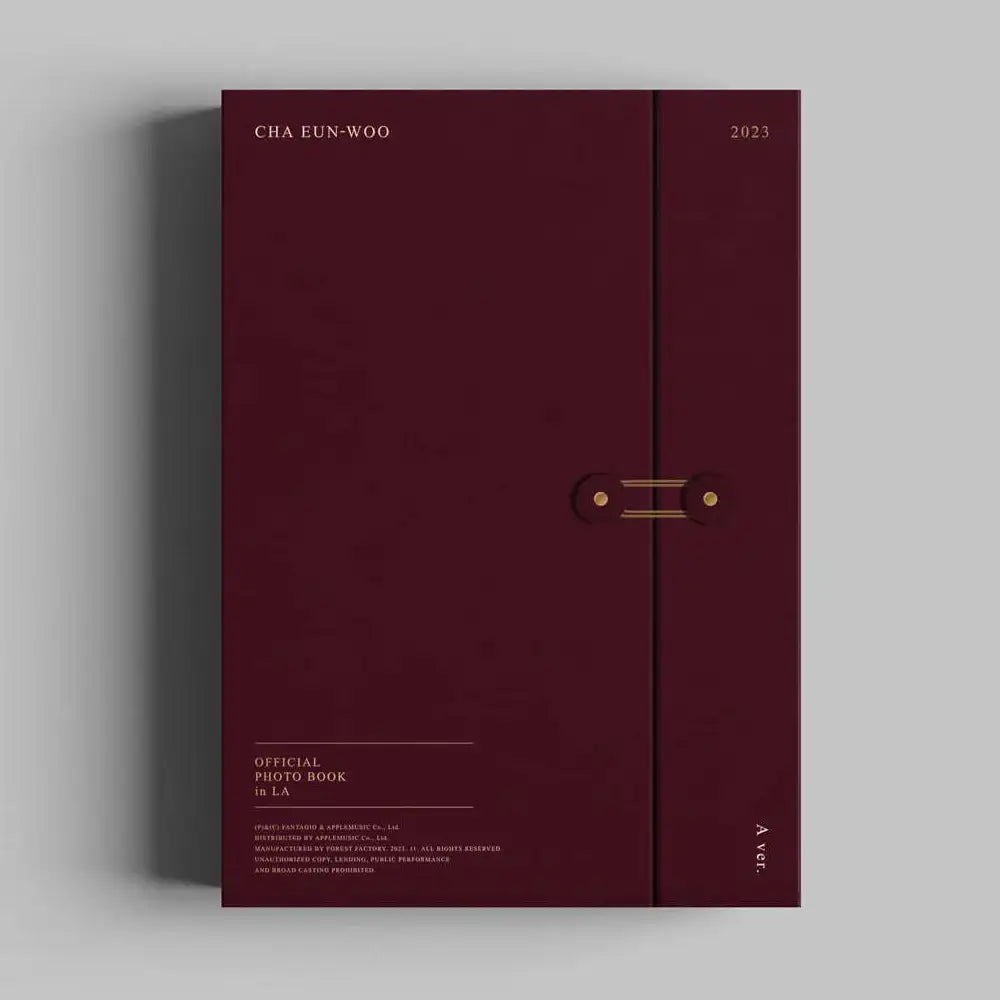 Cha Eun-Woo (ASTRO) - 2023 Official Photo Book in LA (A ver.) - Apple Music Co., Ltd. / Fantagio - Merchandise - Harumio