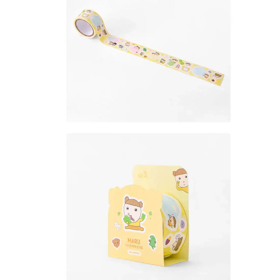 Maru Is a Puppy - Maru Gangjwi Kiss Cut Masking Tape - Webtoon Friends - Masking Tape - Harumio