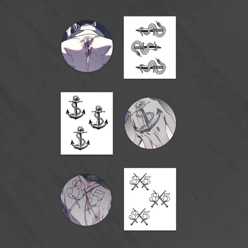 Wet Sand - Tattoo Sticker Set Ver. 2 - Do7 Entertainment - Sticker - Harumio