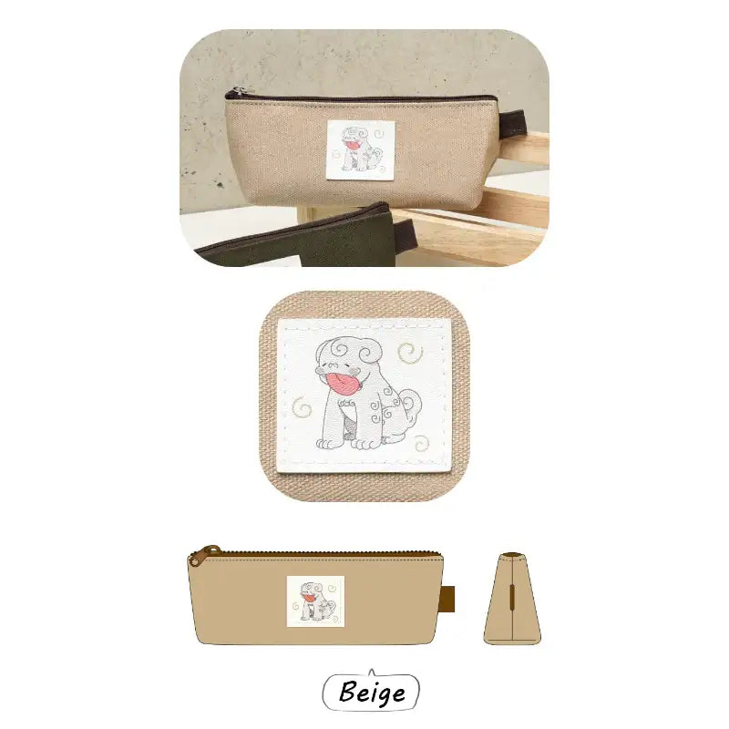 Merong Haechi - Label Slim Pouch - Soone Content - pouches - Harumio