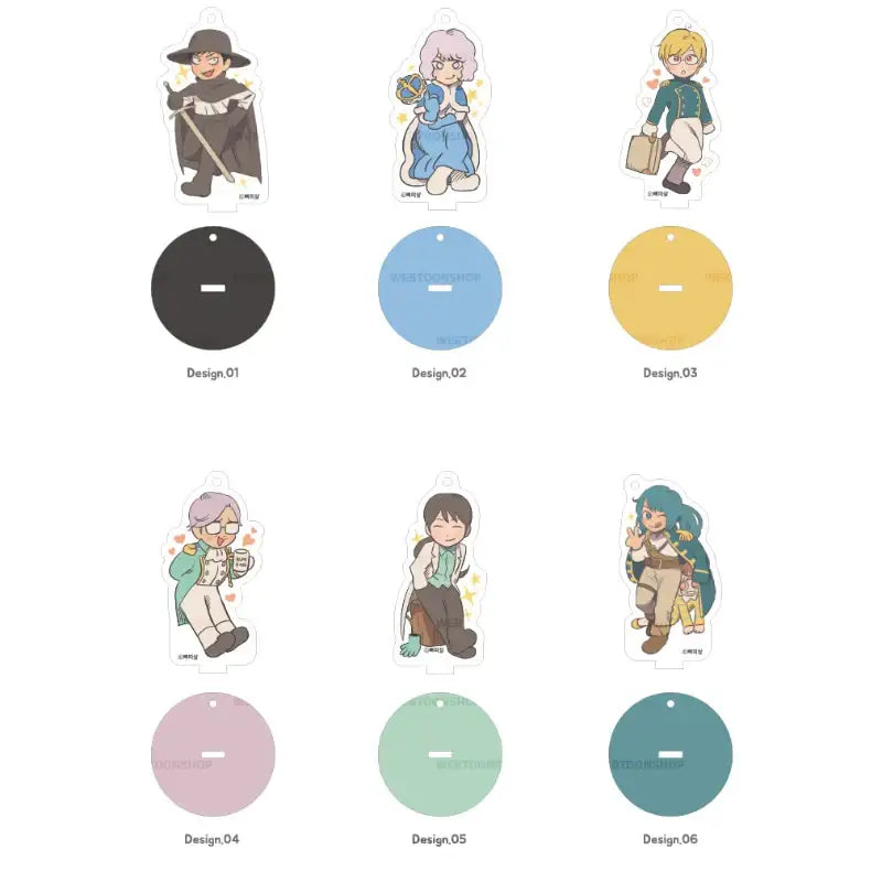 Legal Pirate Parfait - Acrylic Stand Charm (Random) - Webtoon Shop - Acrylic Stand - Harumio