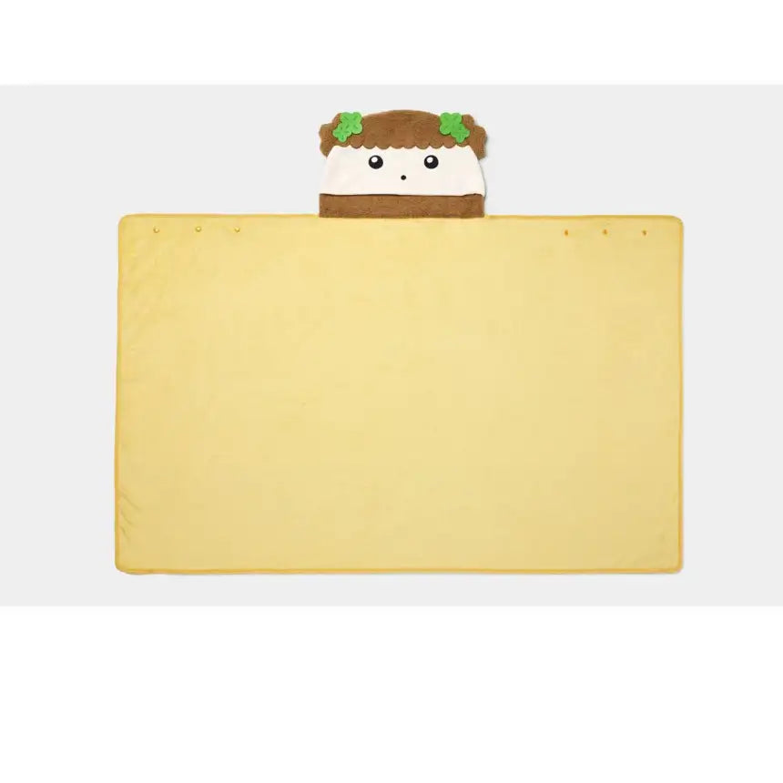Maru Is a Puppy - Hooded Blanket - Webtoon Friends - Blanket - Harumio