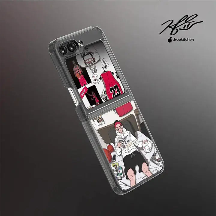 SLBS - Kim Jung-yoon Suit Phone Case (Galaxy Z Flip5) - SLBS - Home & Living, Accessories - Harumio