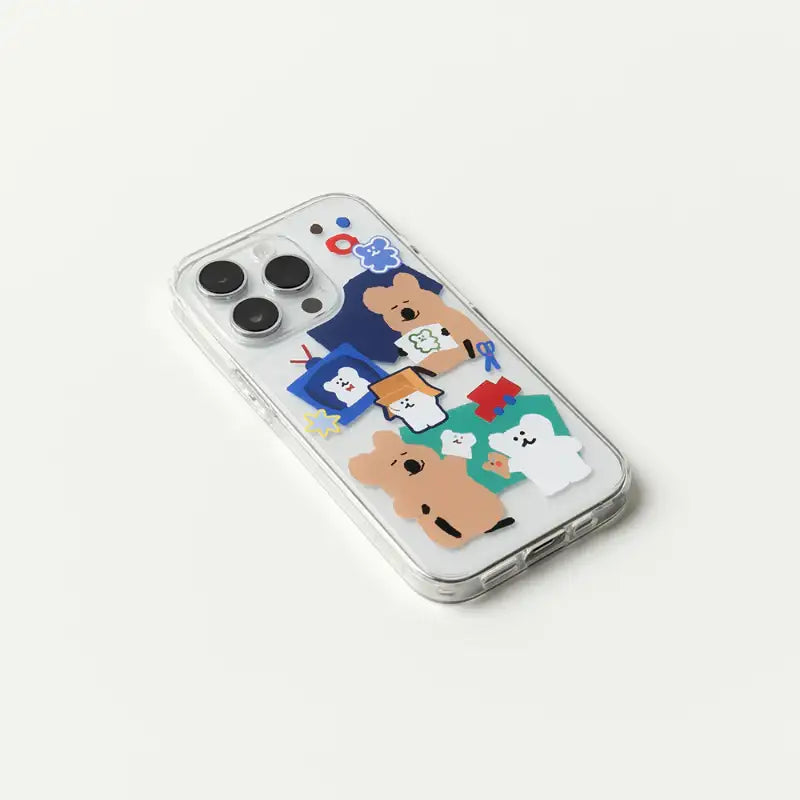 Dinotaeng - Boxville Sticker iPhone Clear Case - Dinotaeng - Phone Cases - Harumio