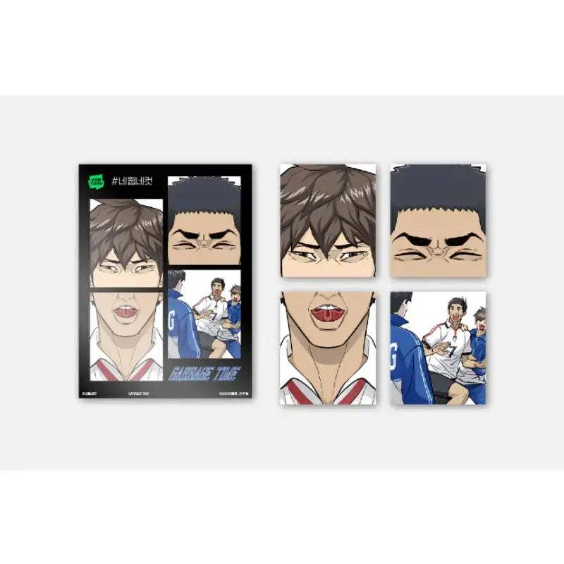 Garbage Time - 4 Web 4 Cut Photo Set - Webtoon Friends - Photos - Harumio
