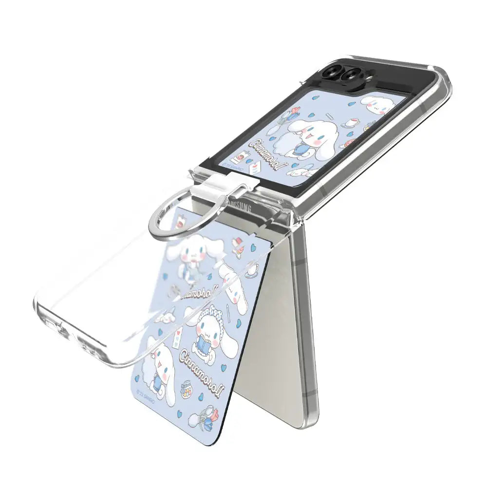 SLBS - CINNAMOROLL Ring Suit Case (Galaxy Z Flip5) - SLBS - Home & Living, Accessories - Harumio