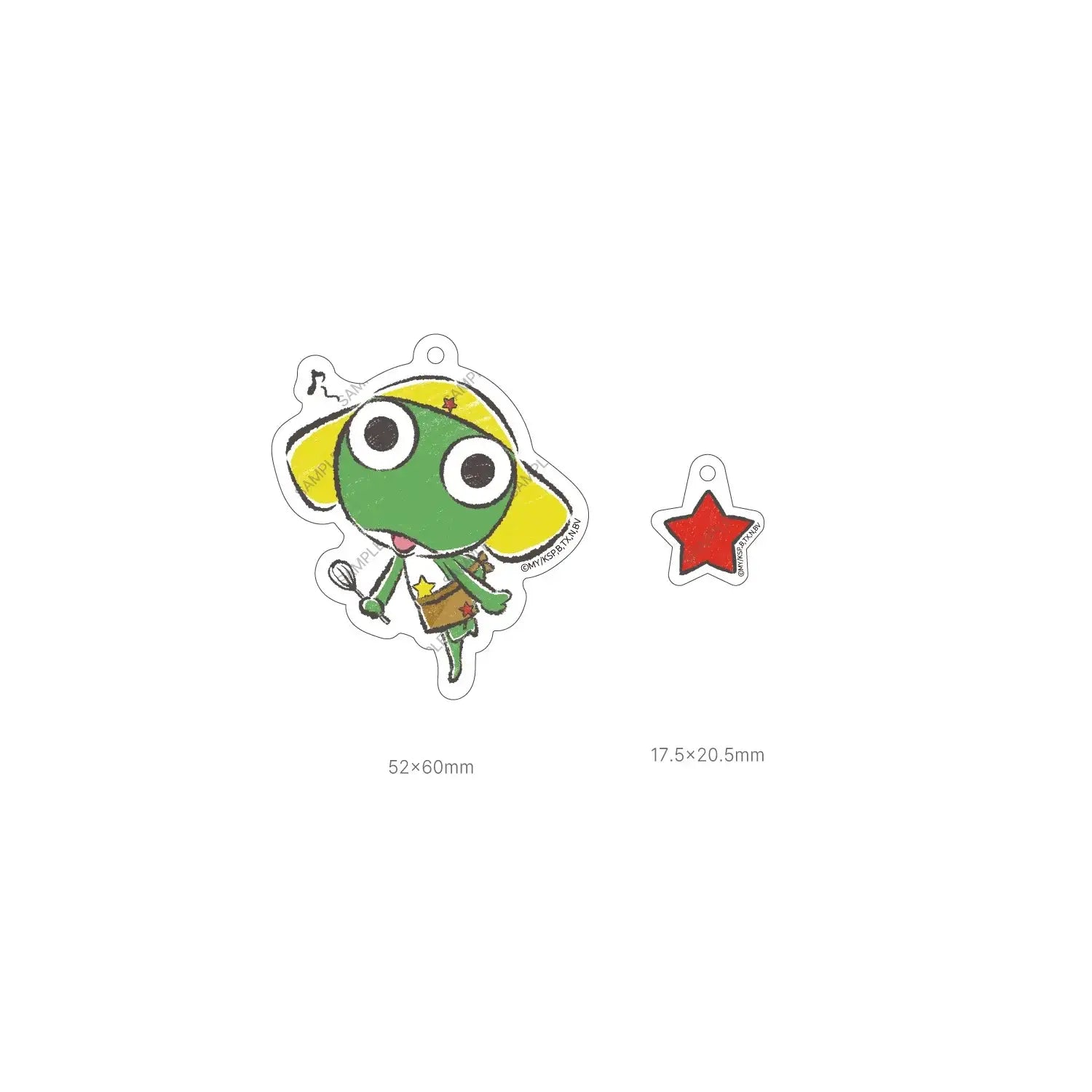 Keroro Gunsou - Illustration Acrylic Keyring (Cafe ver.) - Toon!que - Acrylic Keyring - Harumio