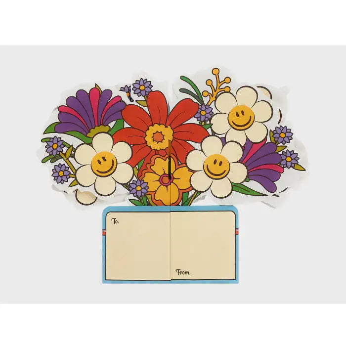 Wiggle Wiggle - Blooming Flowers Pop-up Card