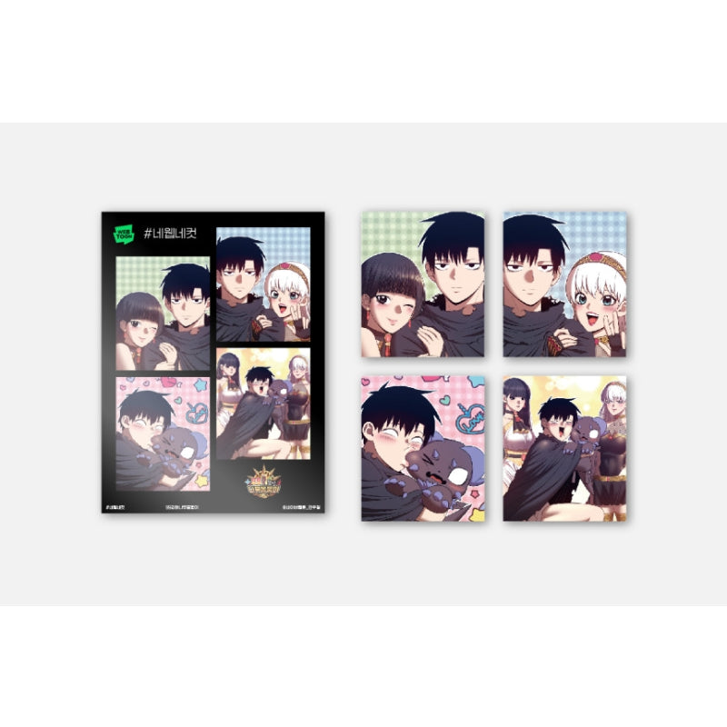 +99 Reinforced Wooden Stick - 4 Web 4 Cut Photo Set - Webtoon Friends - Photos - Harumio