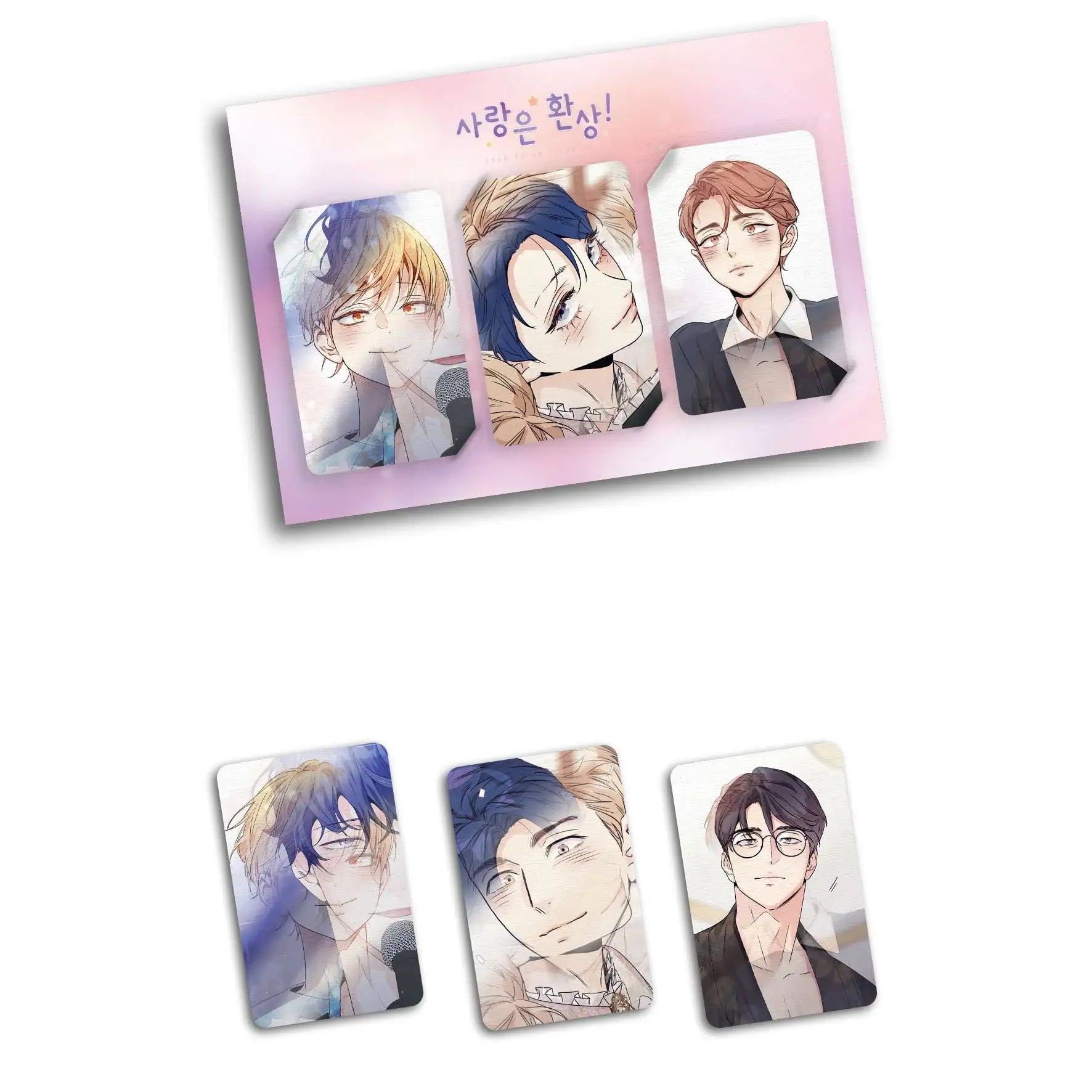 Love Is An Illusion! - Lenticular photo card SET - Toon!que - Merchandise - Harumio