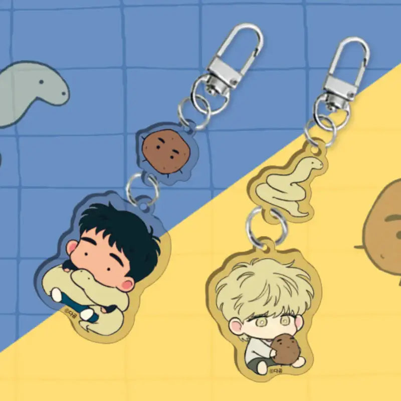 The Sacred Serpent's Seduction - Keyring (2 Types) - Webtoon Shop - Keyrings - Harumio