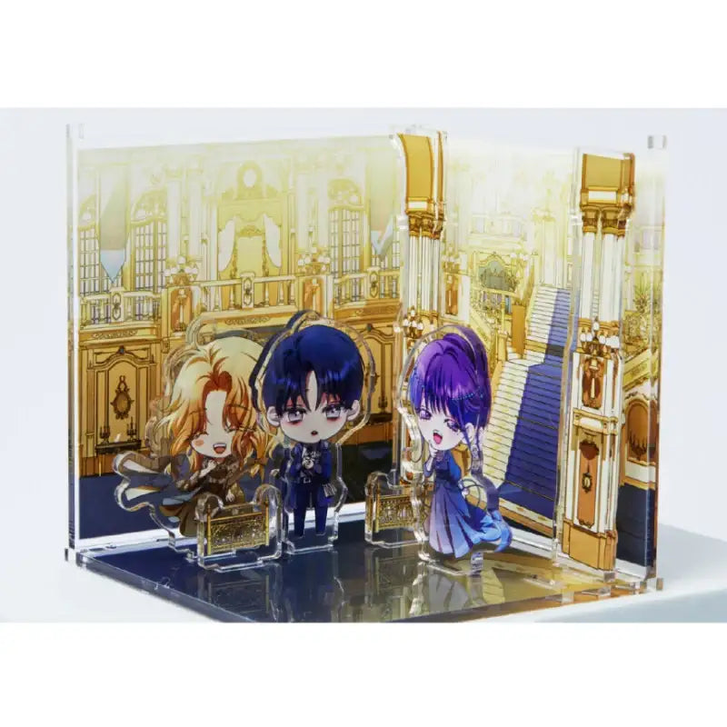 Your Throne - Acrylic Room Diorama - Webtoon Friends - Acrylic Stand - Harumio