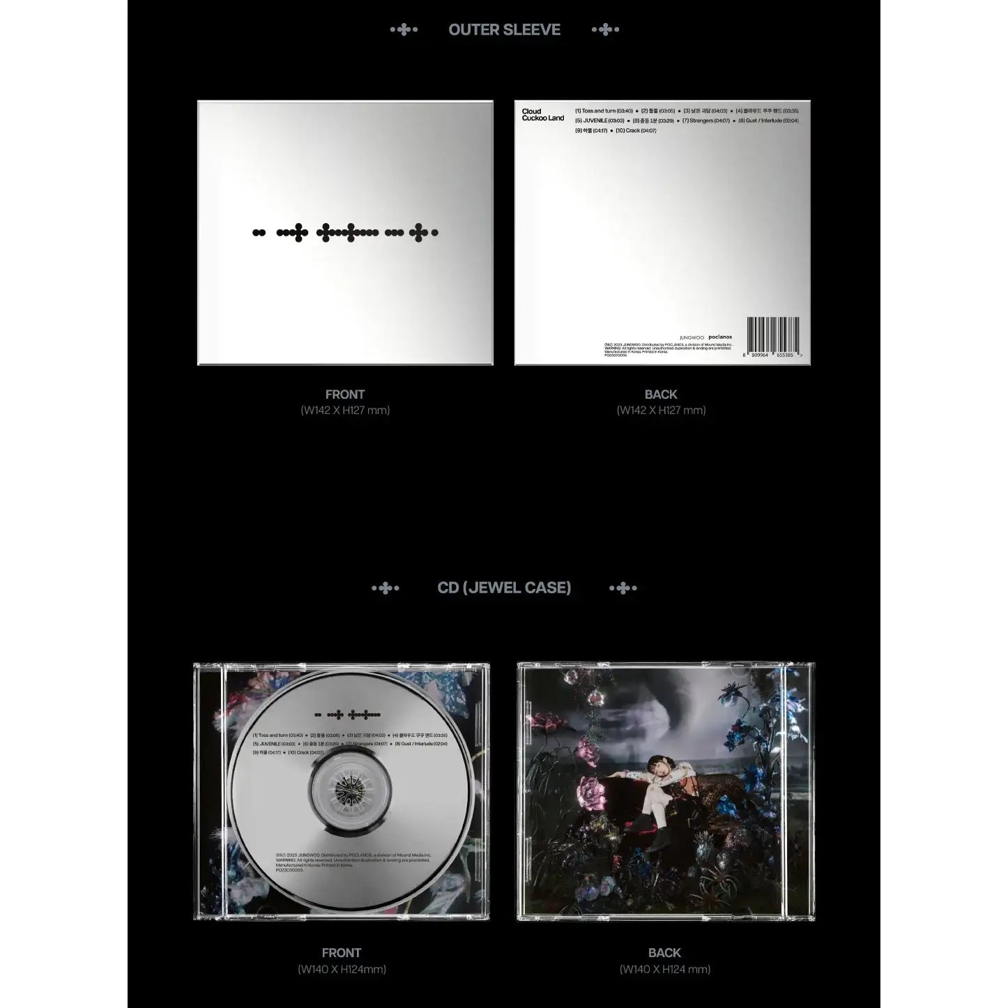 Jungwoo - Cloud Cuckoo Land ( 클라우드 쿠쿠 랜드) : 2nd Album - POCLANOS - Album - Harumio