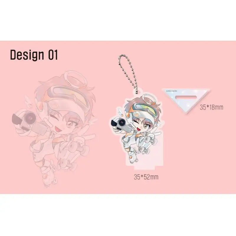 Sketch - Mini Acrylic Keyring - BeOn Cafe - Acrylic Keyrings - Harumio