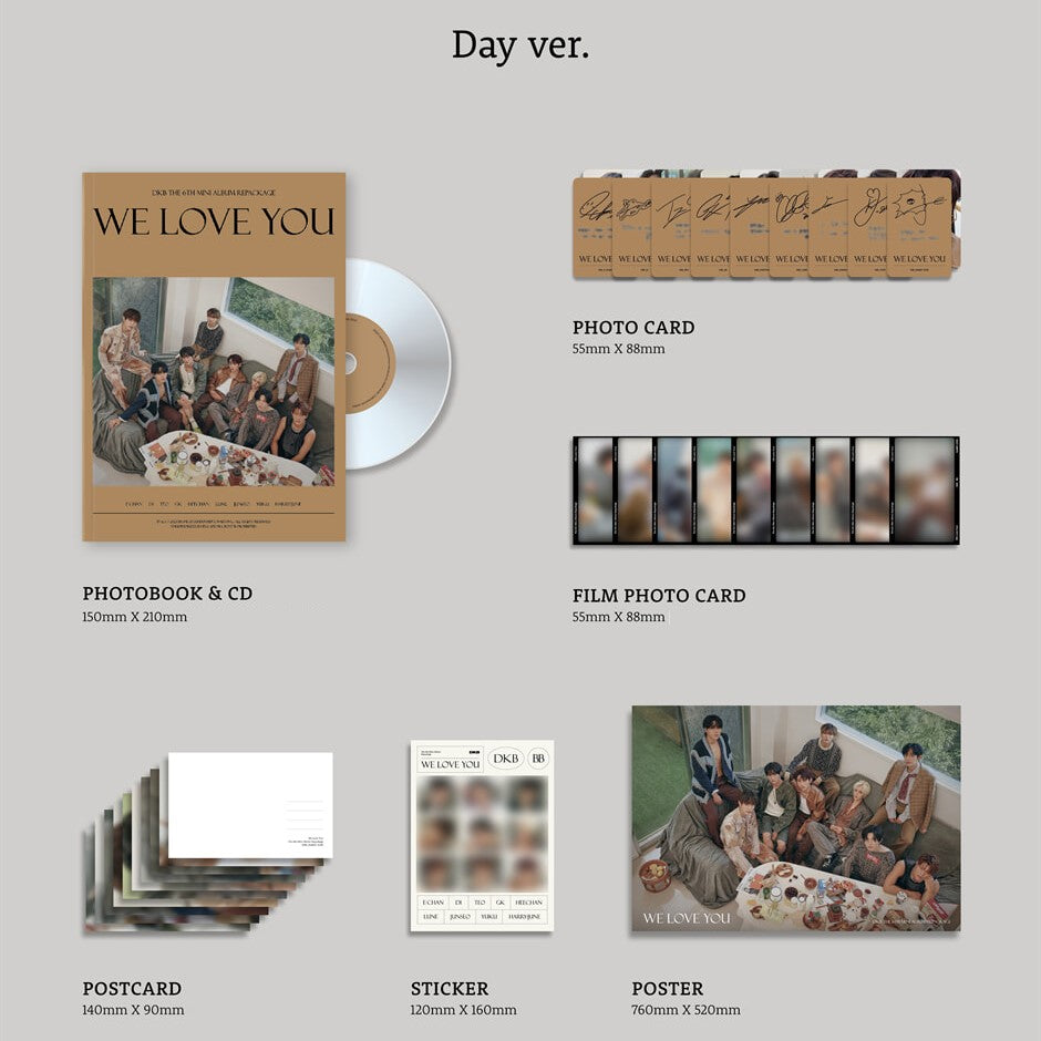 DKB - We Love You : 6th Mini Album Repackage (Day Ver.)