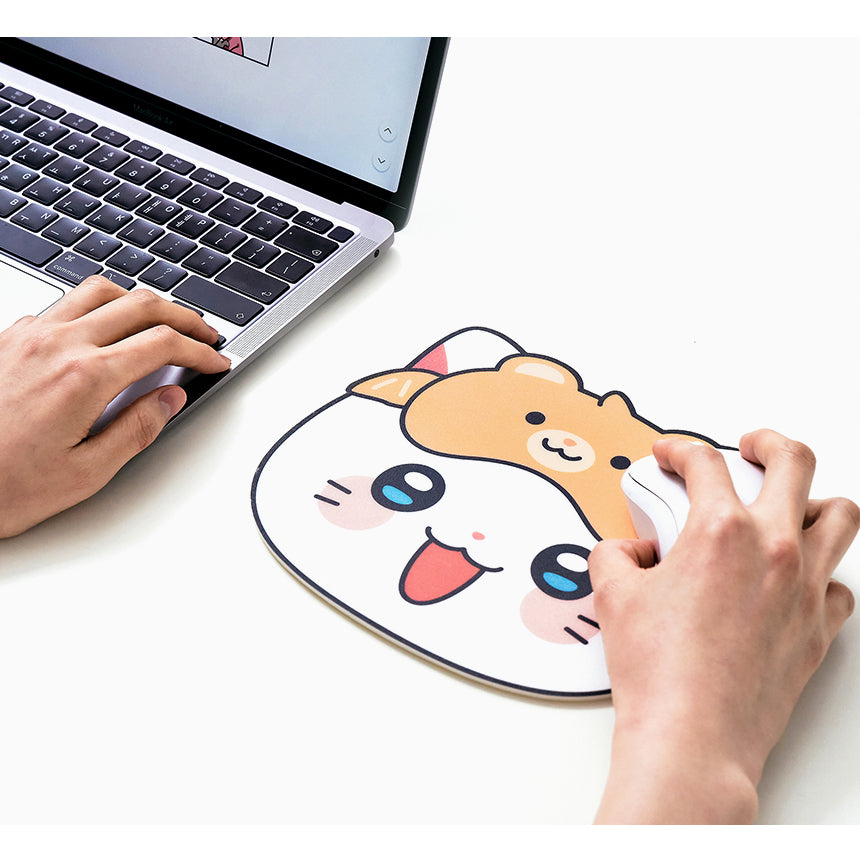 Meow Man - Sleeping Mask Mousepad