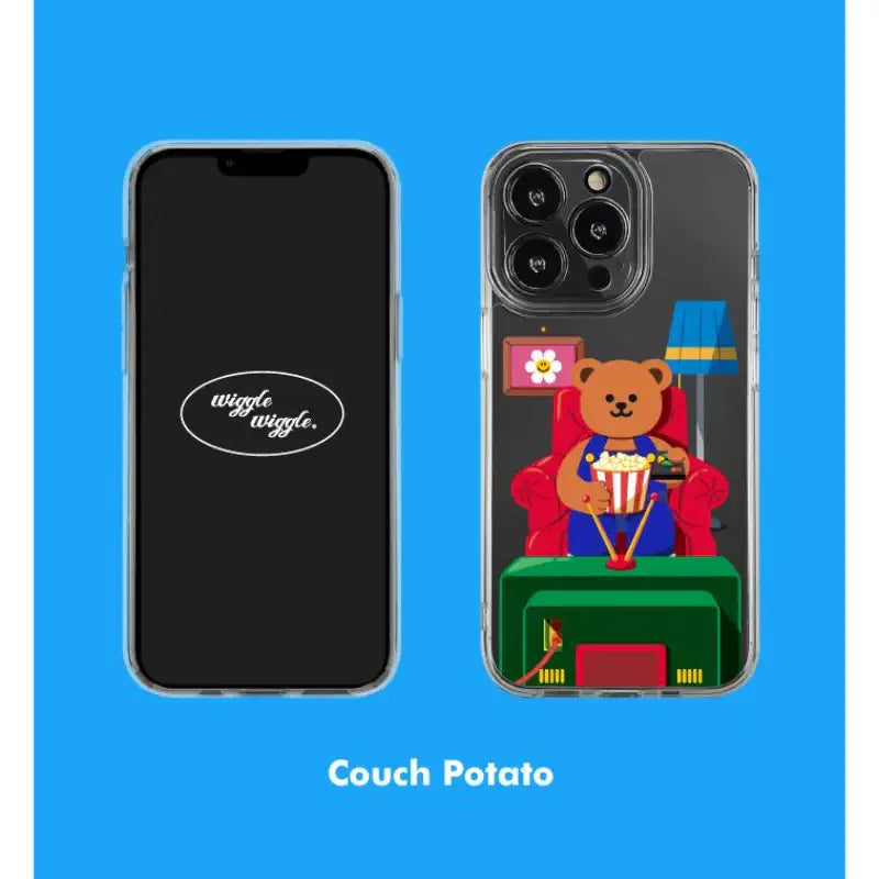 Wiggle Wiggle - Samsung Series Transparent Case 4 - Wiggle Wiggle - Phone Case - Harumio