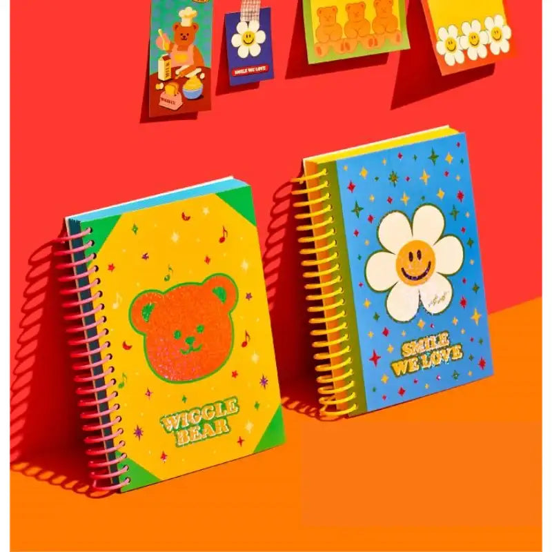 Wiggle Wiggle - Twinkle Spring Notebook - Wiggle Wiggle - Stationary - Harumio