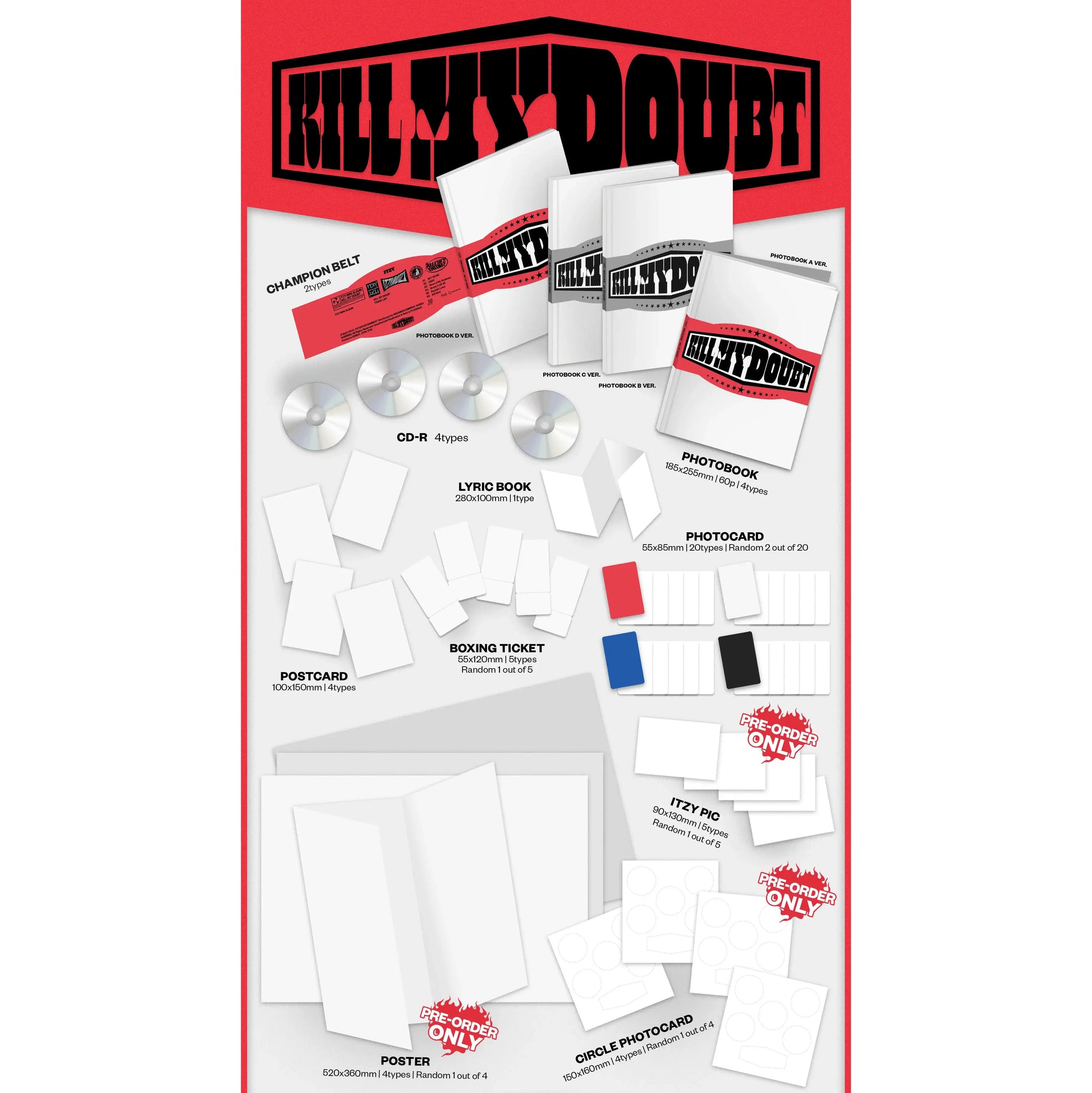 ITZY - Kill My Doubt (Standard Version - Random) - ITZY - Album - Harumio