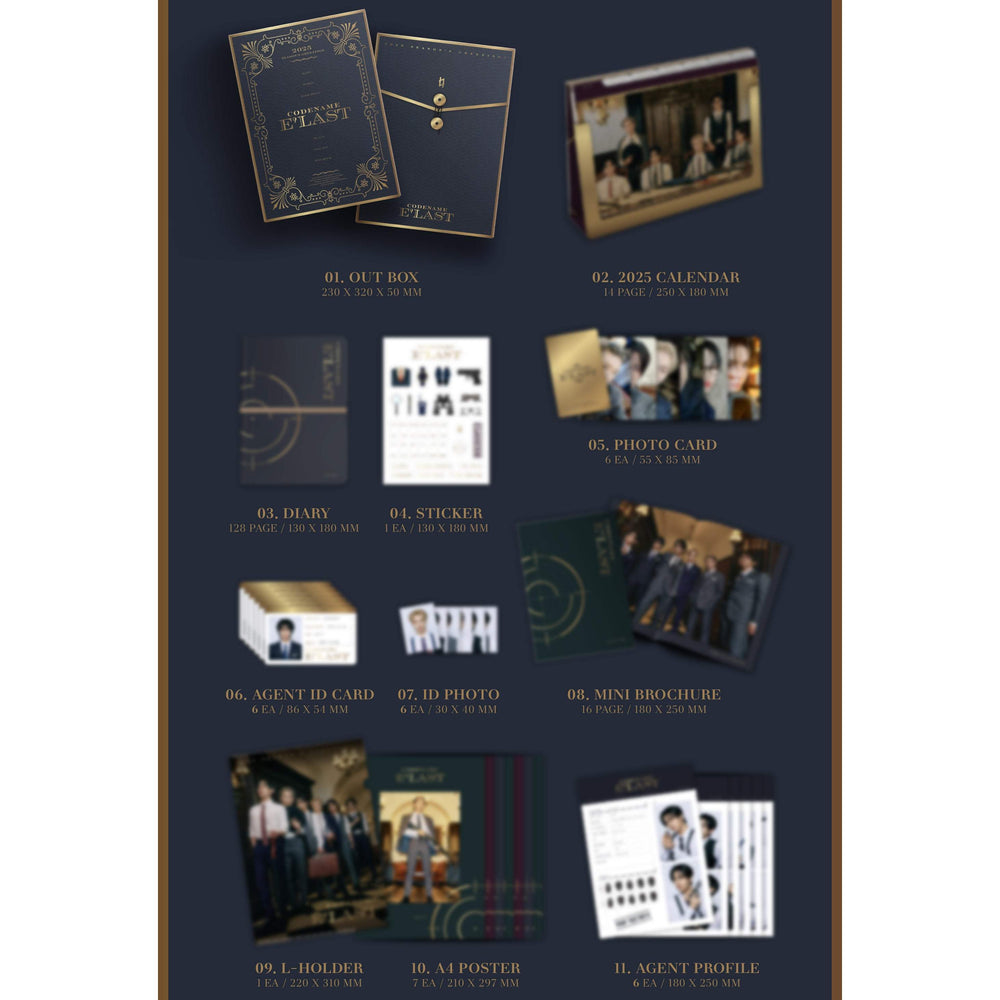 E'LAST - 2025 Season's Greetings (CODENAME : E'LAST) - E-Entertainment - Merchandise - Harumio