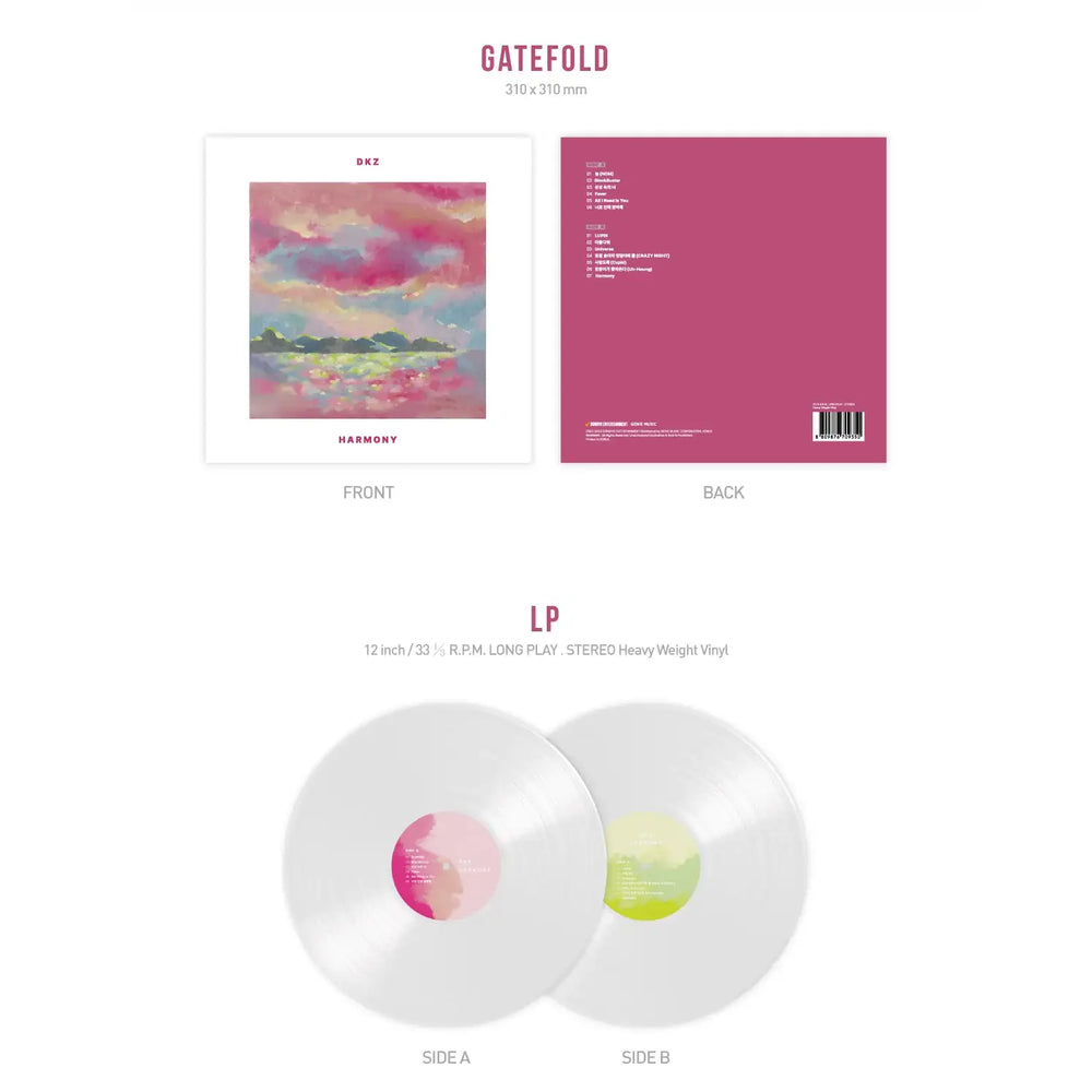 DKZ - HARMONY : 1st Repackage Album (LP) - DKZ - Album - Harumio
