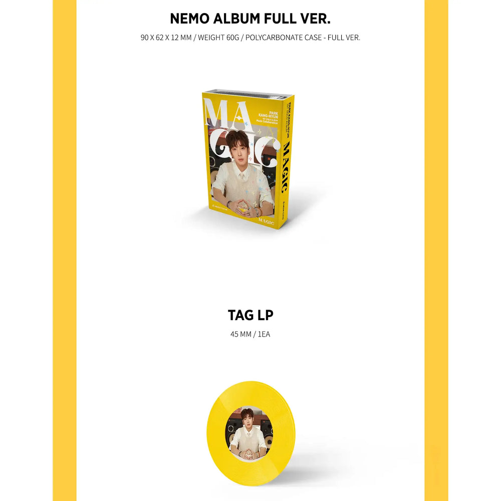 Park Kang hyun - Magic : 1st Solo Album (Pop Color Ver.) - Nemoz Lab / Ichilpalgu Sound - Album - Harumio
