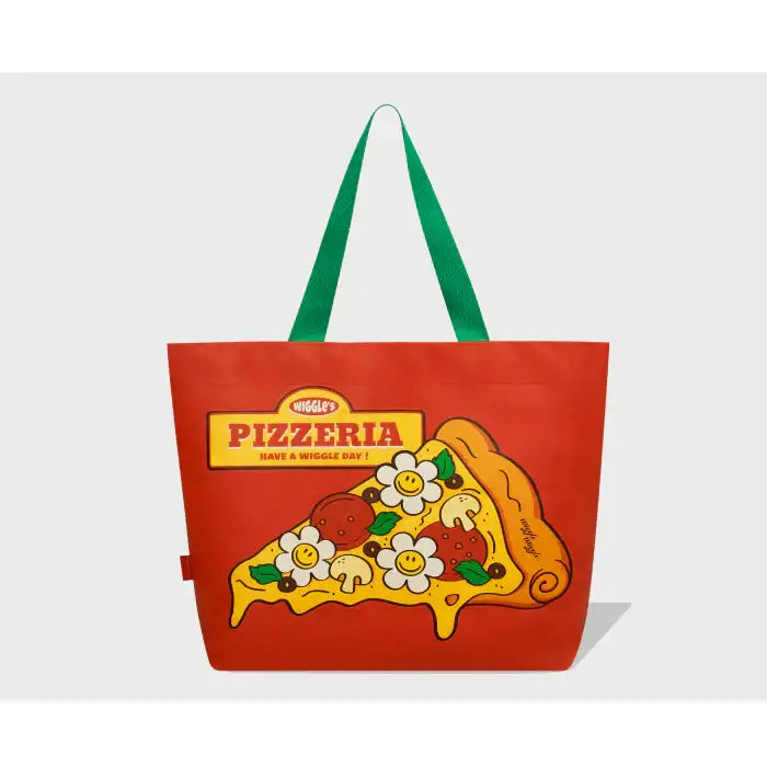 Wiggle Wiggle - Pizza Time Reusable Shopper Bag (M) - Wiggle Wiggle - Home & Living, Accessories - Harumio