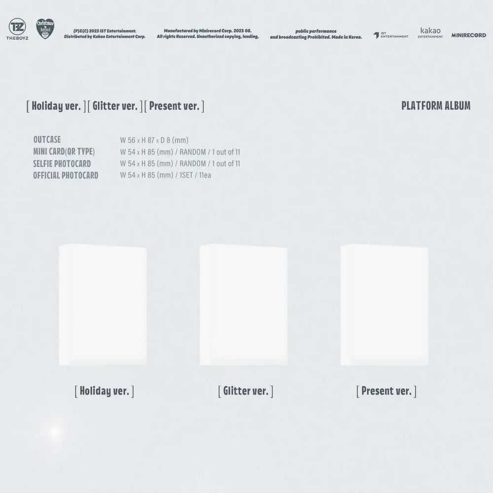 THE BOYZ - PHANTASY Pt.1 Christmas In August : Album Vol. 2 (PLATFORM Ver.) - THE BOYZ - Album - Harumio