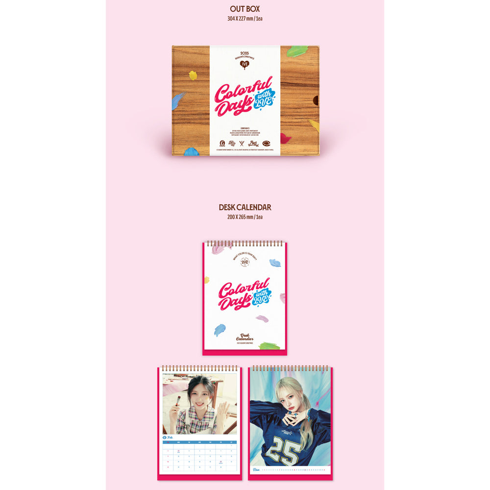 IVE - 2025 Season's Greetings (Colorful Days with IVE) - Starship Entertainment - Merchandise - Harumio