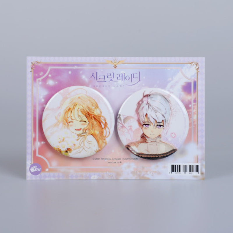 Secret Lady - Can Badge Set