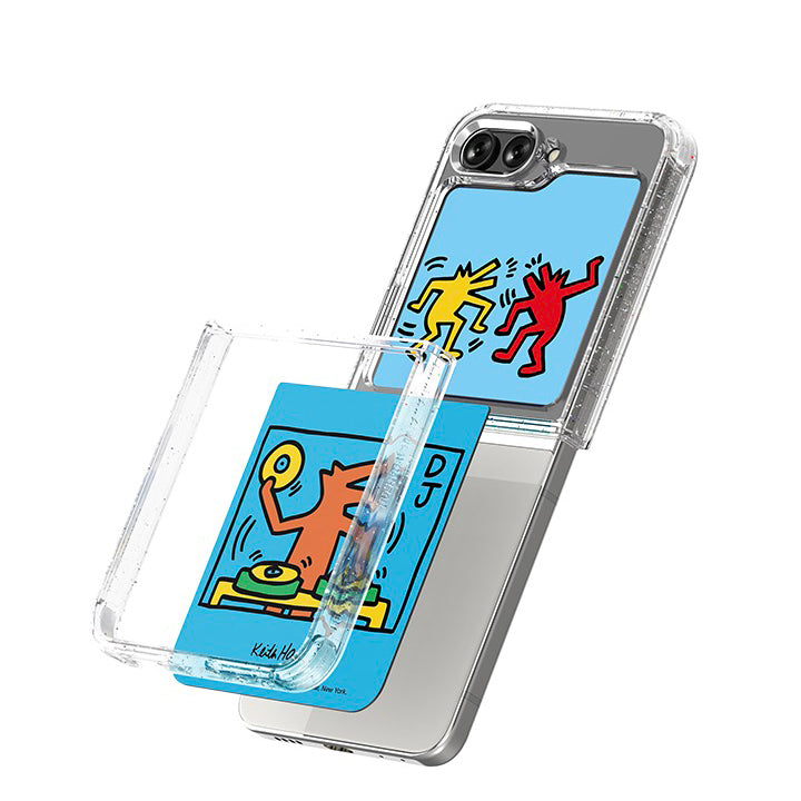 SLBS - Keith Haring Music Flip Suit Card (Galaxy Z Flip5)
