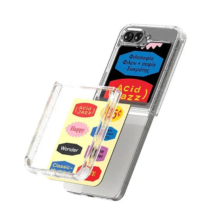 SLBS - 275C Yellow Flip Suit Card (Galaxy Z Flip5) - SLBS - Home & Living, Accessories - Harumio