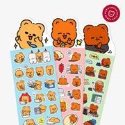 Pureureum Design - Cupid Bear Work Life Sticker - Pureureum Design - Home & Living, Accessories - Harumio