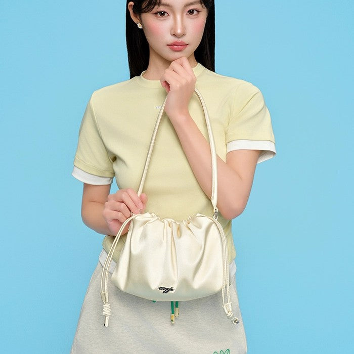 Wiggle Wiggle - Yellow Drawstring Bag