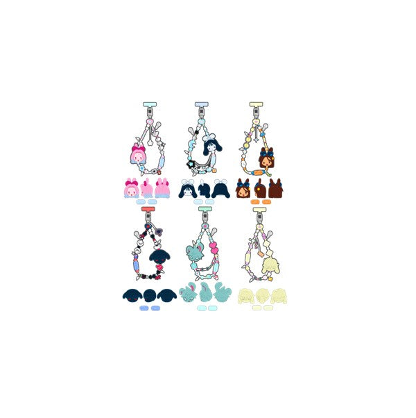 Alien Stage - Rabbit Series Mobile Phone Chain Blind Box