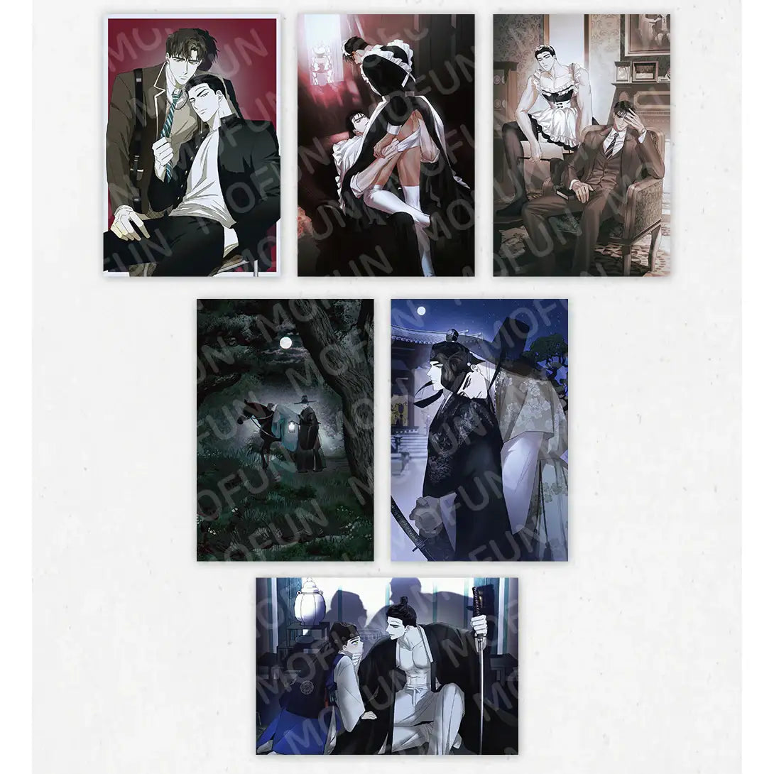 Under the Greenlight : In Dreams x Mofun - AU Postcard Set - Mofun - Postcard - Harumio
