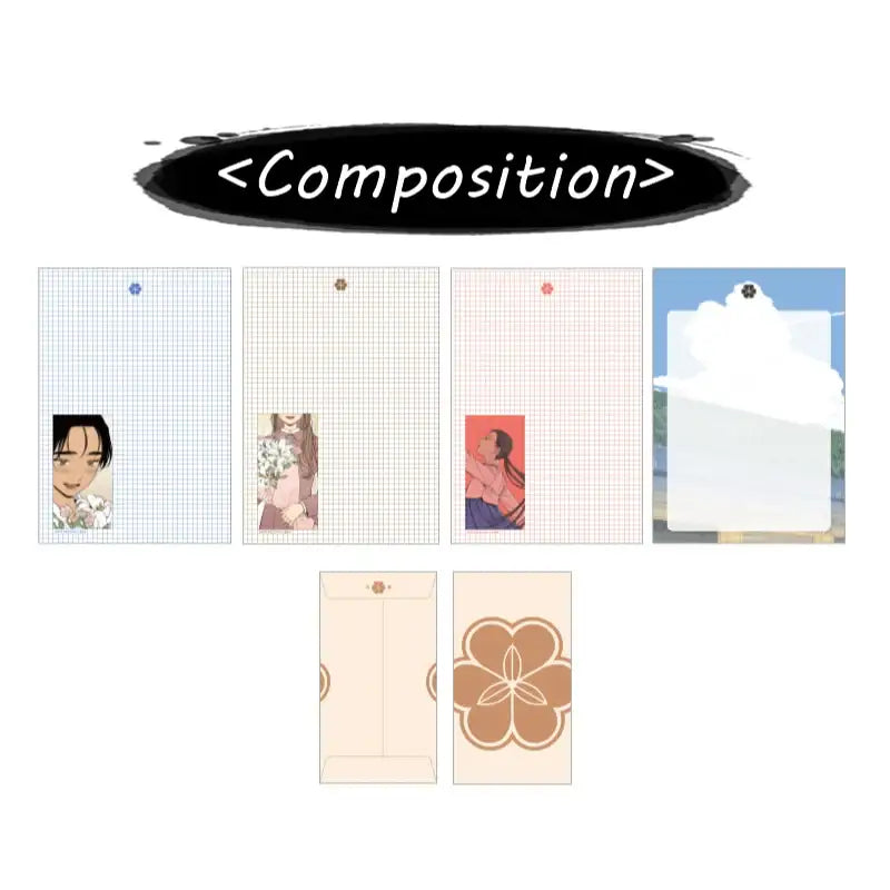 Jeong-Nyeon - Poetry Paper and Stationery Set - Soone Content - Stationery - Harumio