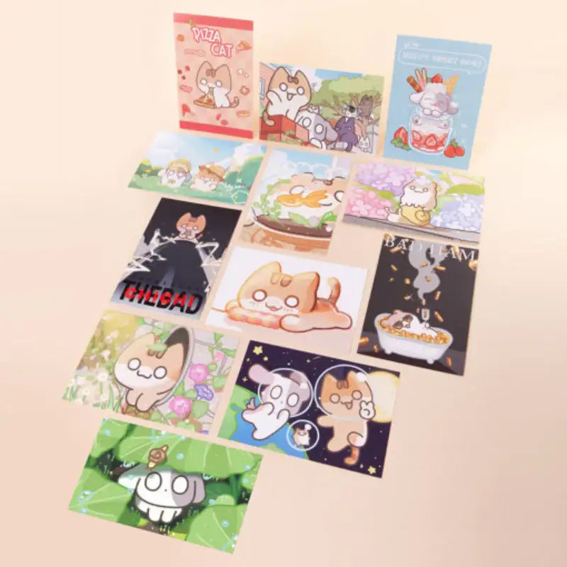 The Owner of the Earth is a Cat - Postcard Set - D&C WEBTOON Biz - Postcard - Harumio