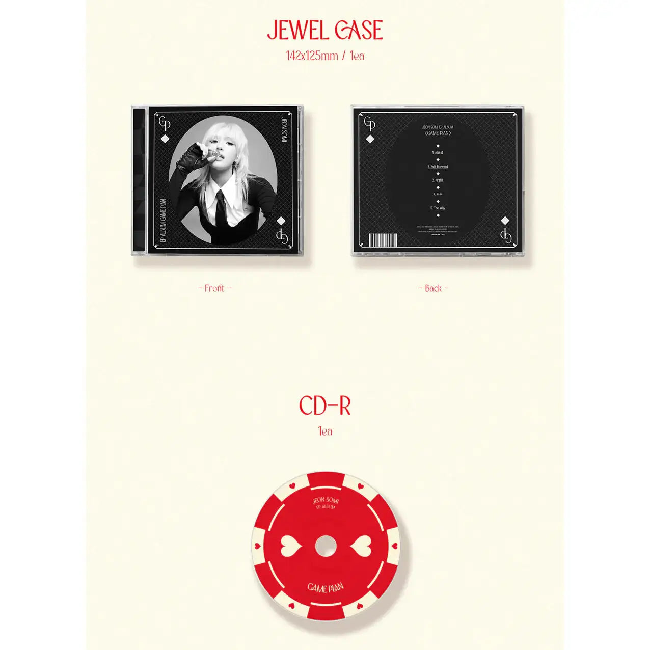 Jeon Somi - Game Plan : EP Album (Jewel Version) - Jeon Somi - Album - Harumio