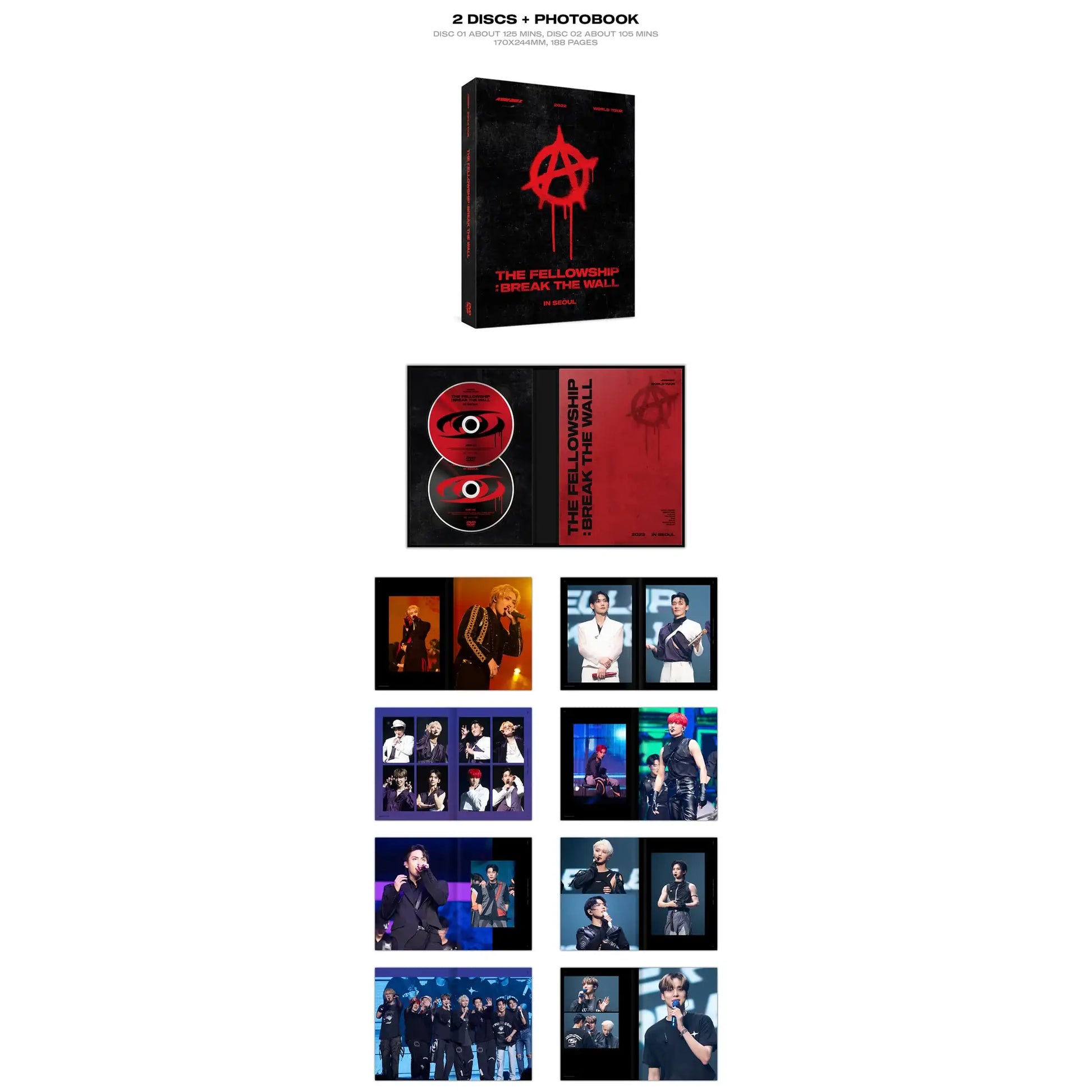 ATEEZ - The Fellowship : Break The Wall In Seoul (DVD) - ATEEZ - DVD - Harumio