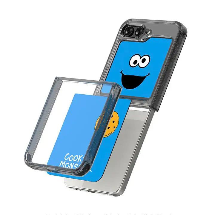 SLBS - Sesame Street Cookie Monster Suit Phone Case (Galaxy Z Flip5) - SLBS - Home & Living, Accessories - Harumio