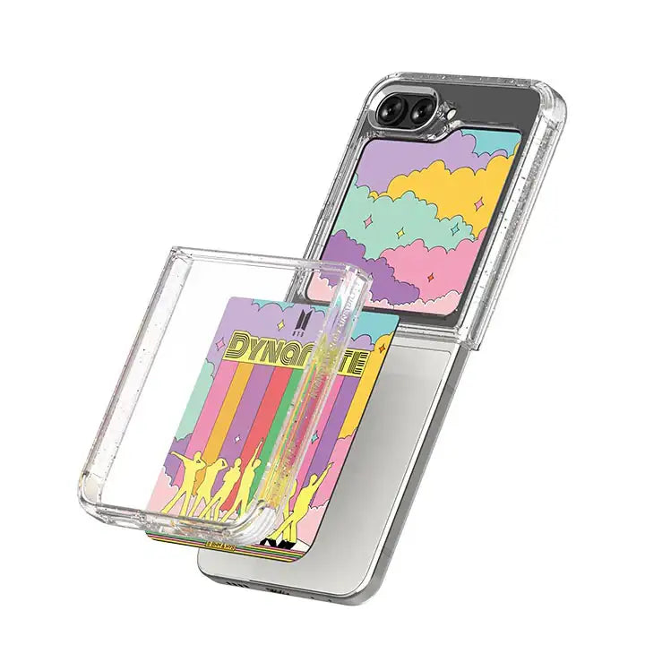 Samsung x BTS Music Theme Edition for Galaxy Z Flip5 Flipsuit Case & 4 Cards - SLBS - Home & Living, Accessories - Harumio