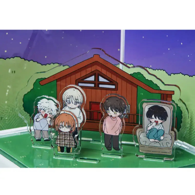 Dam Of The Forest - Acrylic Room Diorama - Webtoon Friends - Acrylic Stand - Harumio