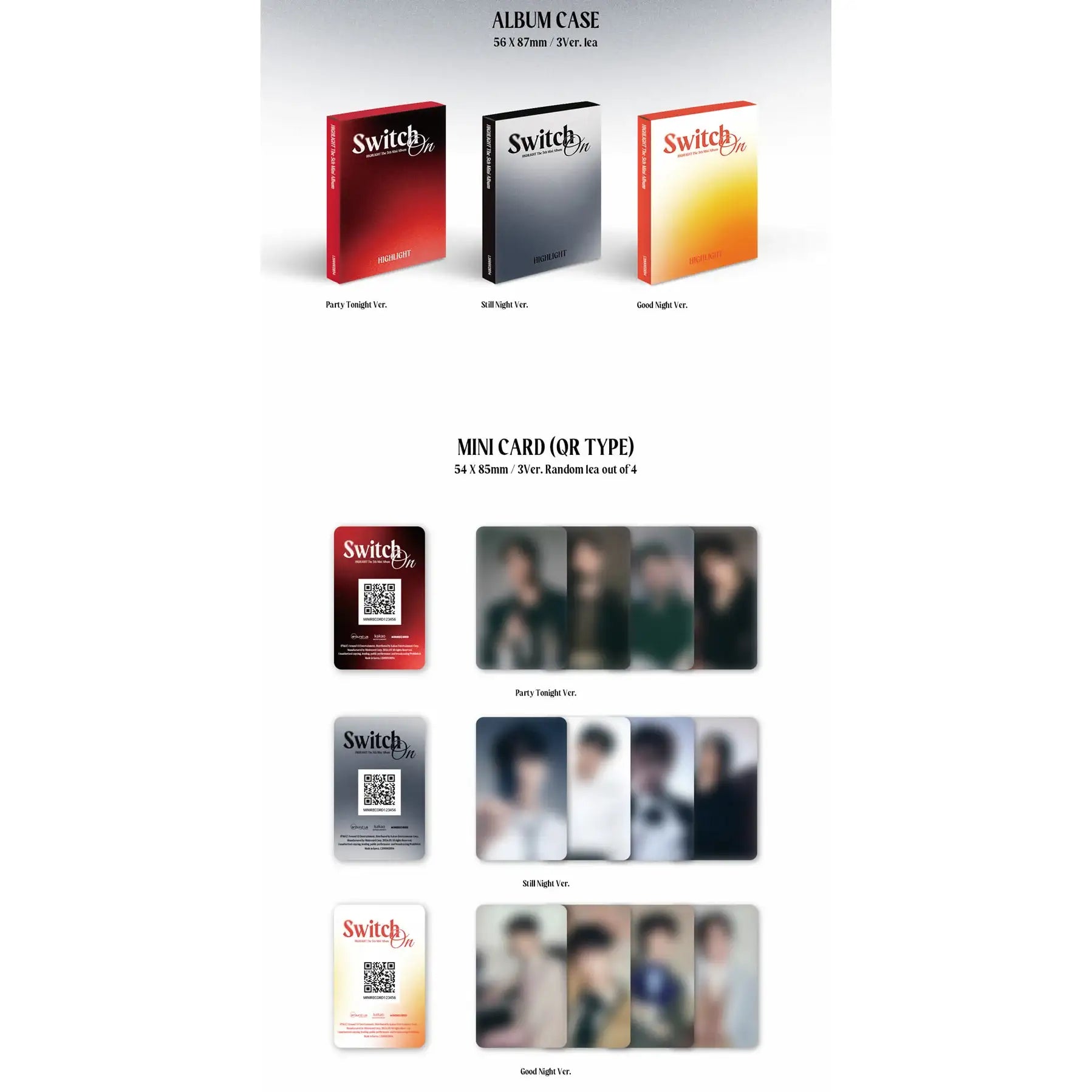 Highlight - Switch On : 5th Mini Album (Platform Version) - Highlight - Album - Harumio