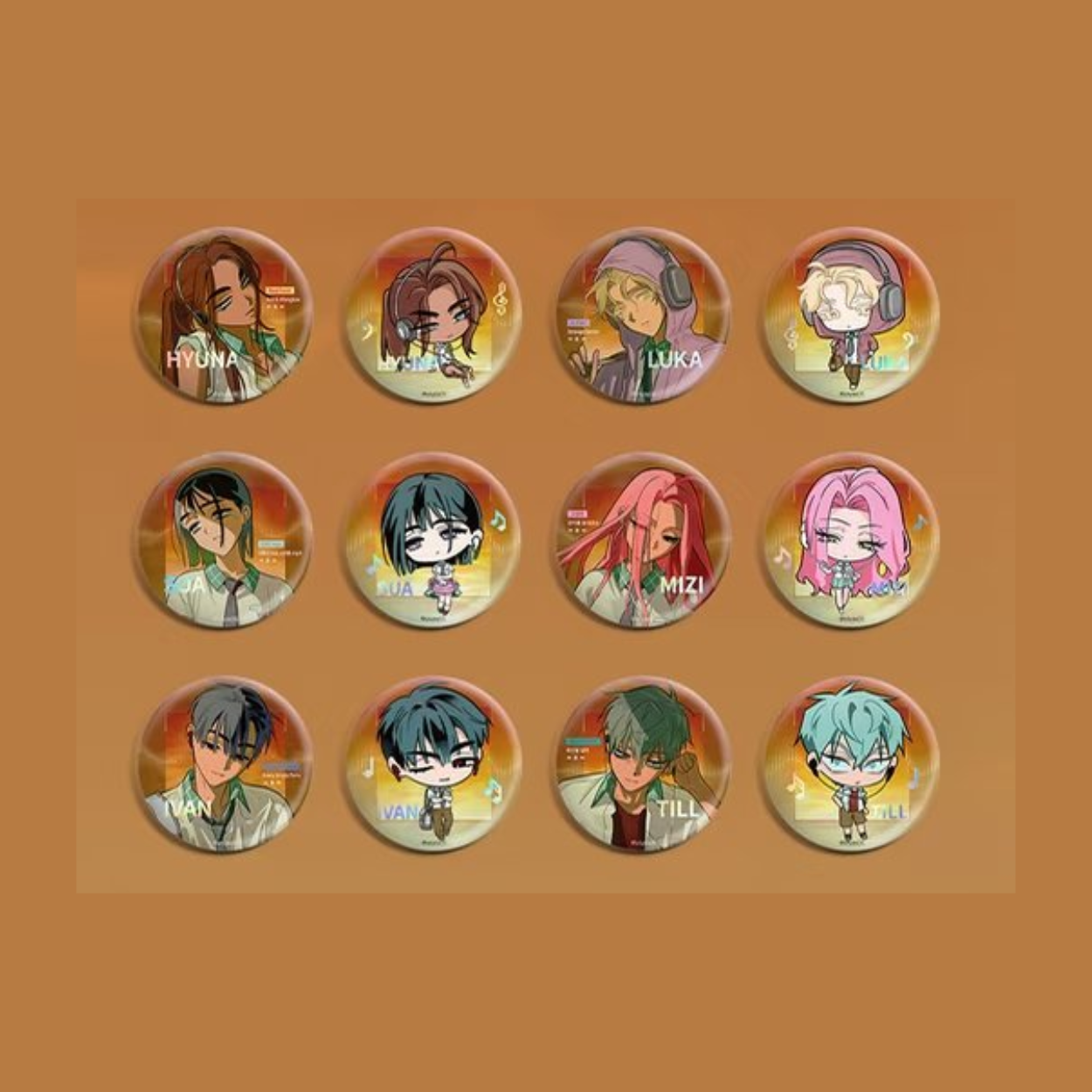 Alien Stage Zombie Stage: Fading Youth - Character Badge
