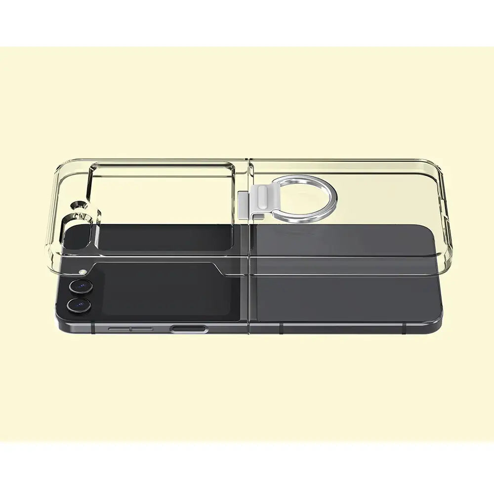 SLBS - Clear Case With Ring Holder (Galaxy Z Flip5) - SLBS - Home & Living, Accessories - Harumio