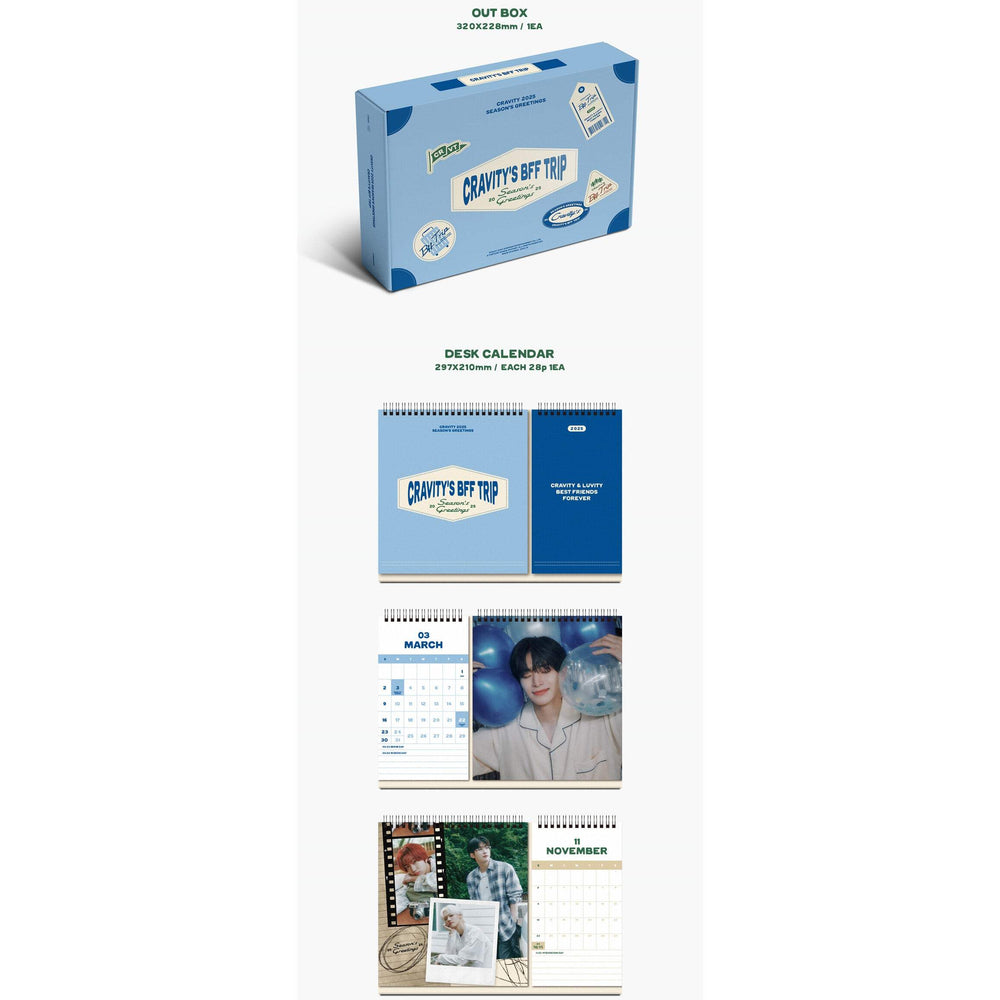 CRAVITY - 2025 Season's Greetings (CRAVITY BFF TRIP) - Starship Entertainment - Merchandise - Harumio